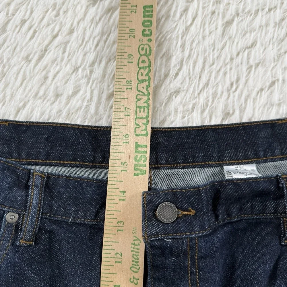 Banana Republic Straight Fit Jeans Mens Size 44x32 Indigo Preppy Casual Fade NWT